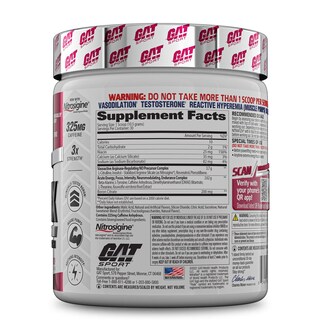 Foto 3 | Polvo Preentrenamiento Gat Sport Nitraflex Advanced 30 Porciones - Venta Internacional.