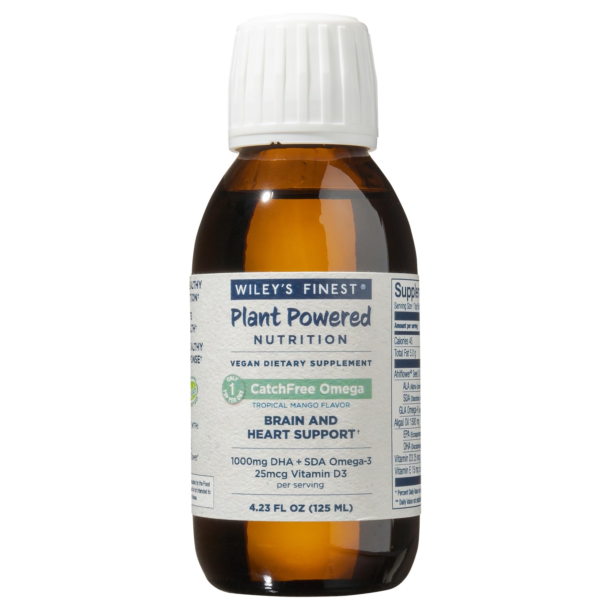 Foto 2 pulgar | Suplemento Wiley's Finest Catchfree Omega Vegan 125 Ml - Venta Internacional.