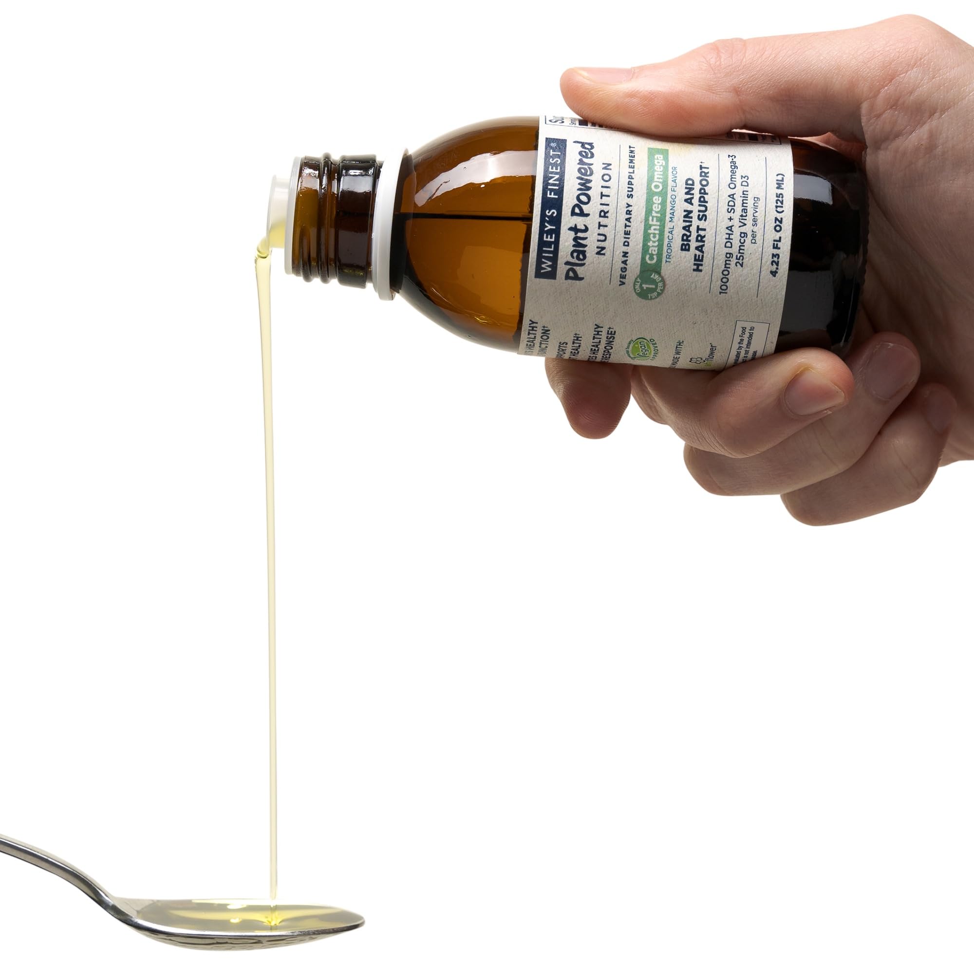Foto 4 | Suplemento Wiley's Finest Catchfree Omega Vegan 125 Ml - Venta Internacional.