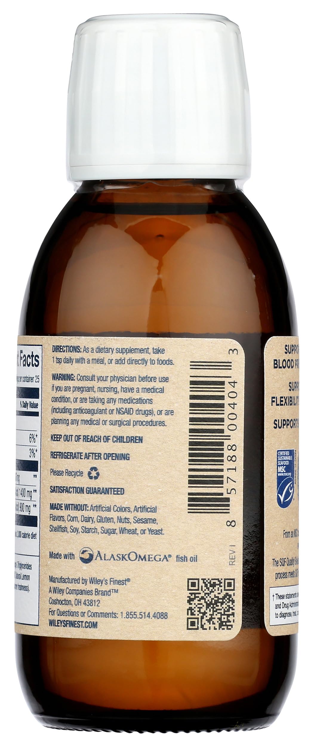Foto 3 pulgar | Complemente Wiley's Finest Wild Fish Oil Peak Oil Peak Oil Omega-3 - Venta Internacional.