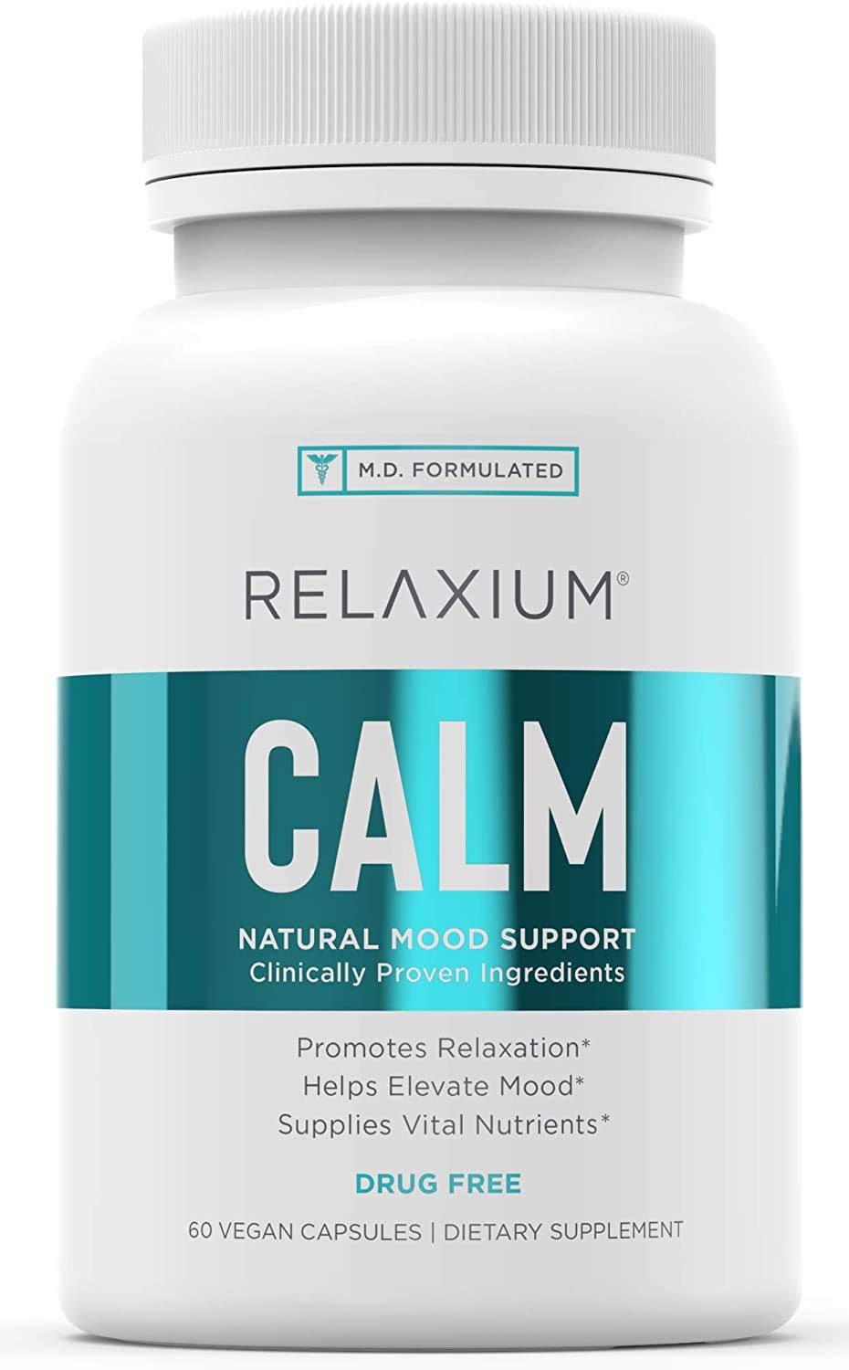 Foto 2 pulgar | Suplemento Relaxium Calm Stress & Mood Support 60 Cápsulas - Venta Internacional