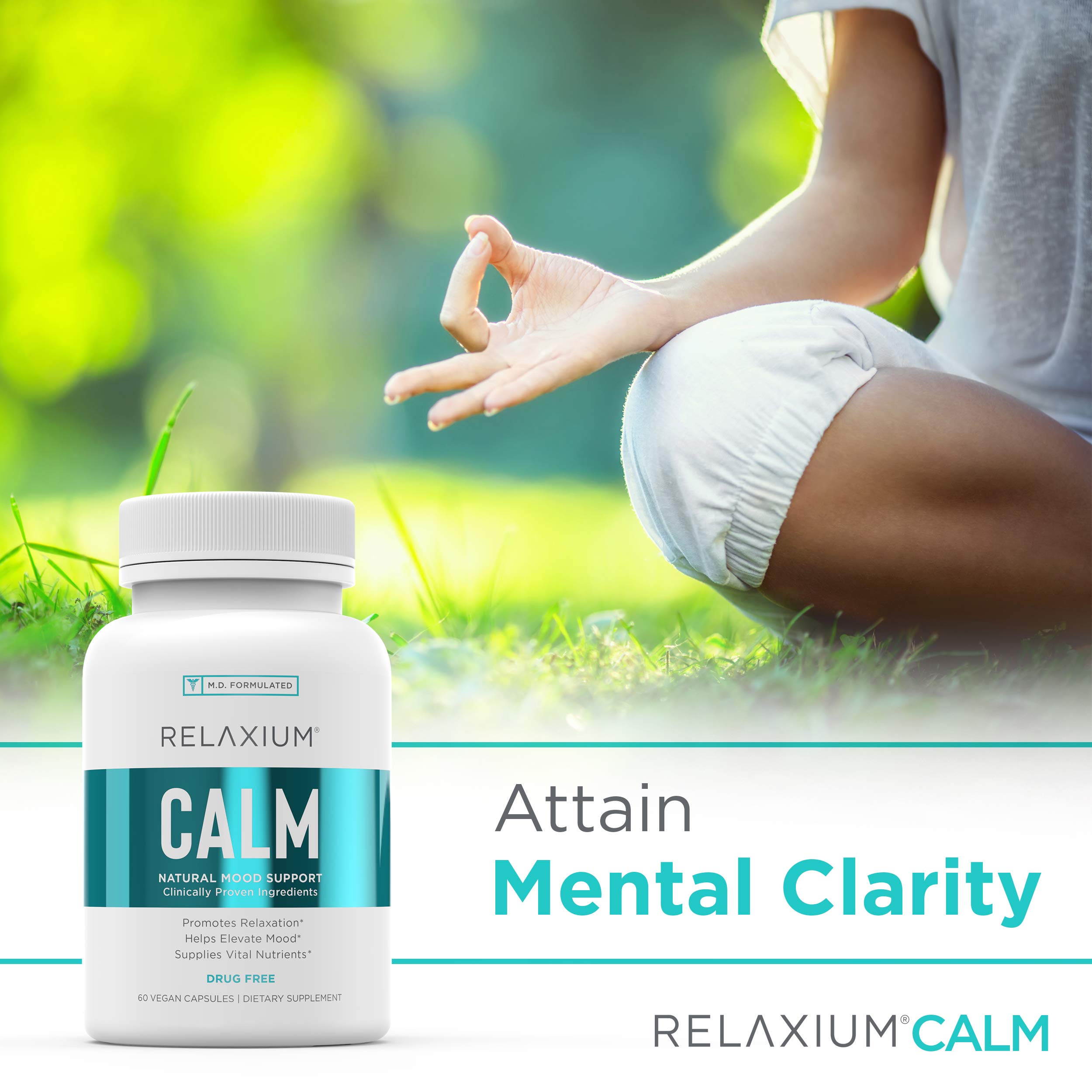 Foto 6 | Suplemento Relaxium Calm Stress & Mood Support 60 Cápsulas - Venta Internacional