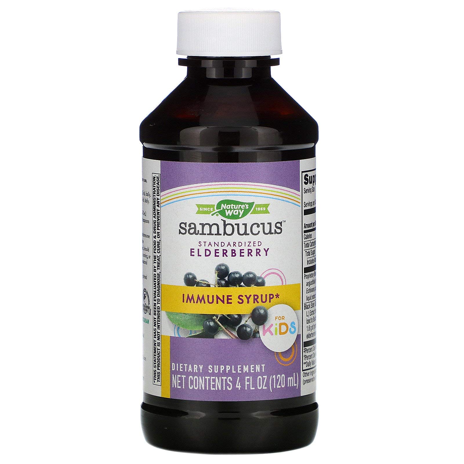 Foto 4 pulgar | Suplemento Nature's Way Sambucus Para Niños De 120 Ml A Base De Hierbas - Venta Internacional.