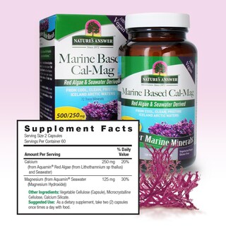 Foto 3 | Suplemento Nature's Answer De Calcio Y Magnesio 120 Cápsulas - Venta Internacional.