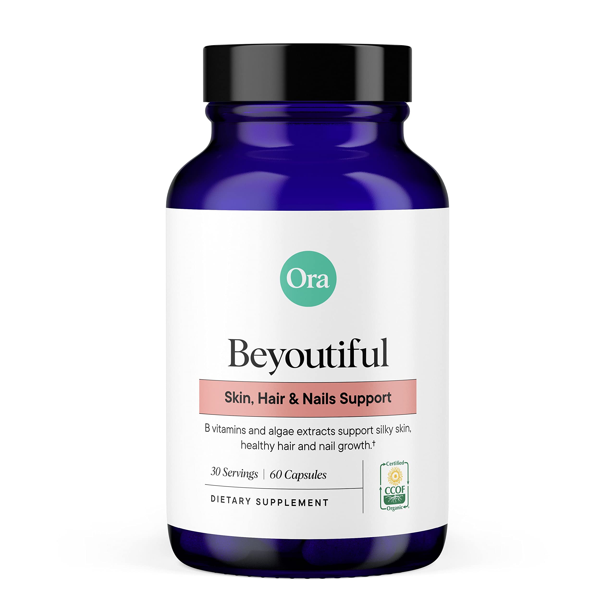 Foto 2 pulgar | Supplement Ora Organic Beyoutiful Para Cabello, Piel Y Uñas 60 Cápsulas - Venta Internacional.