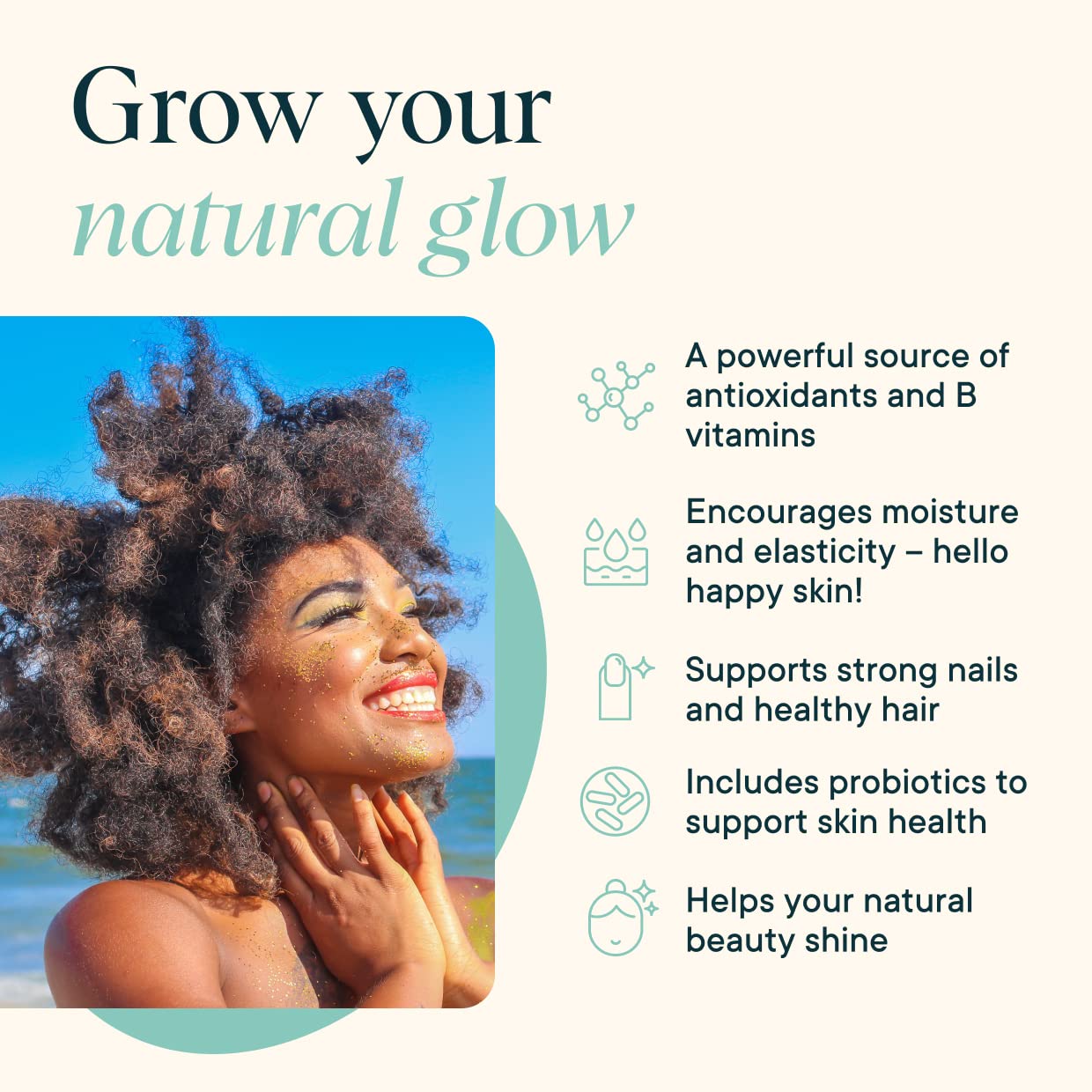 Foto 5 pulgar | Supplement Ora Organic Beyoutiful Para Cabello, Piel Y Uñas 60 Cápsulas - Venta Internacional.