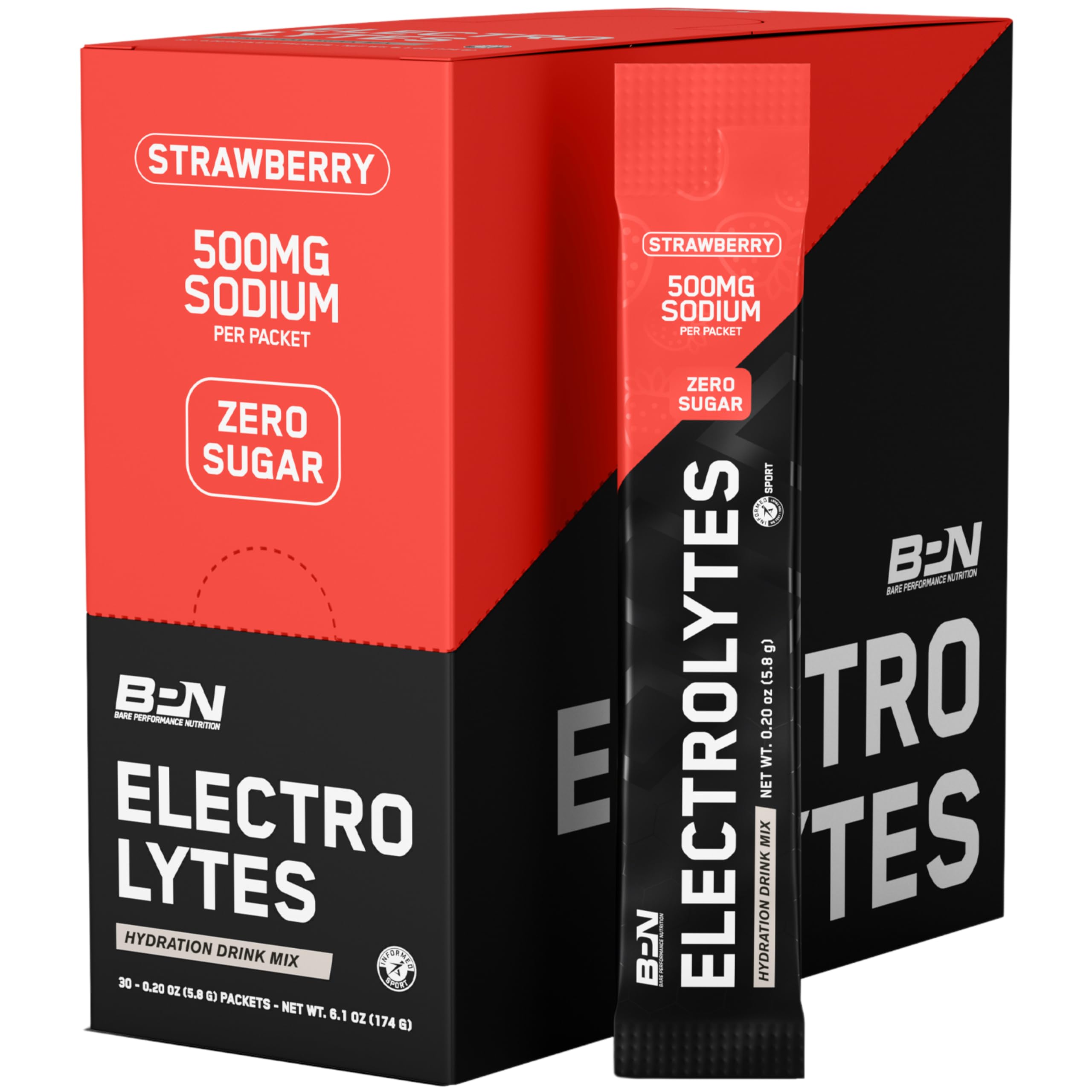 Foto 1 | Electrolytes Bpn Electrolytes Go Packs Con Sabor A Fresa - Venta Internacional.