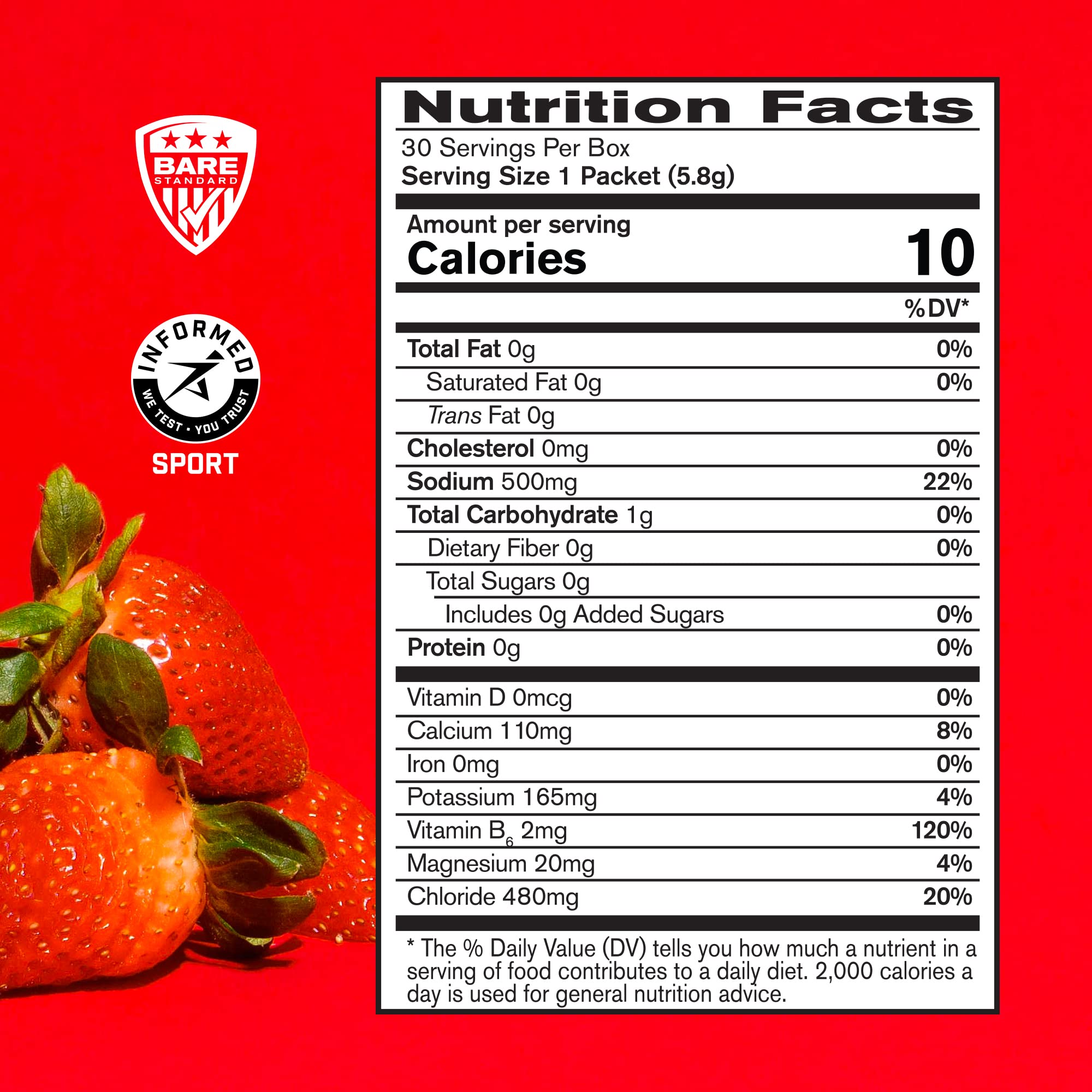 Foto 2 | Electrolytes Bpn Electrolytes Go Packs Con Sabor A Fresa - Venta Internacional.