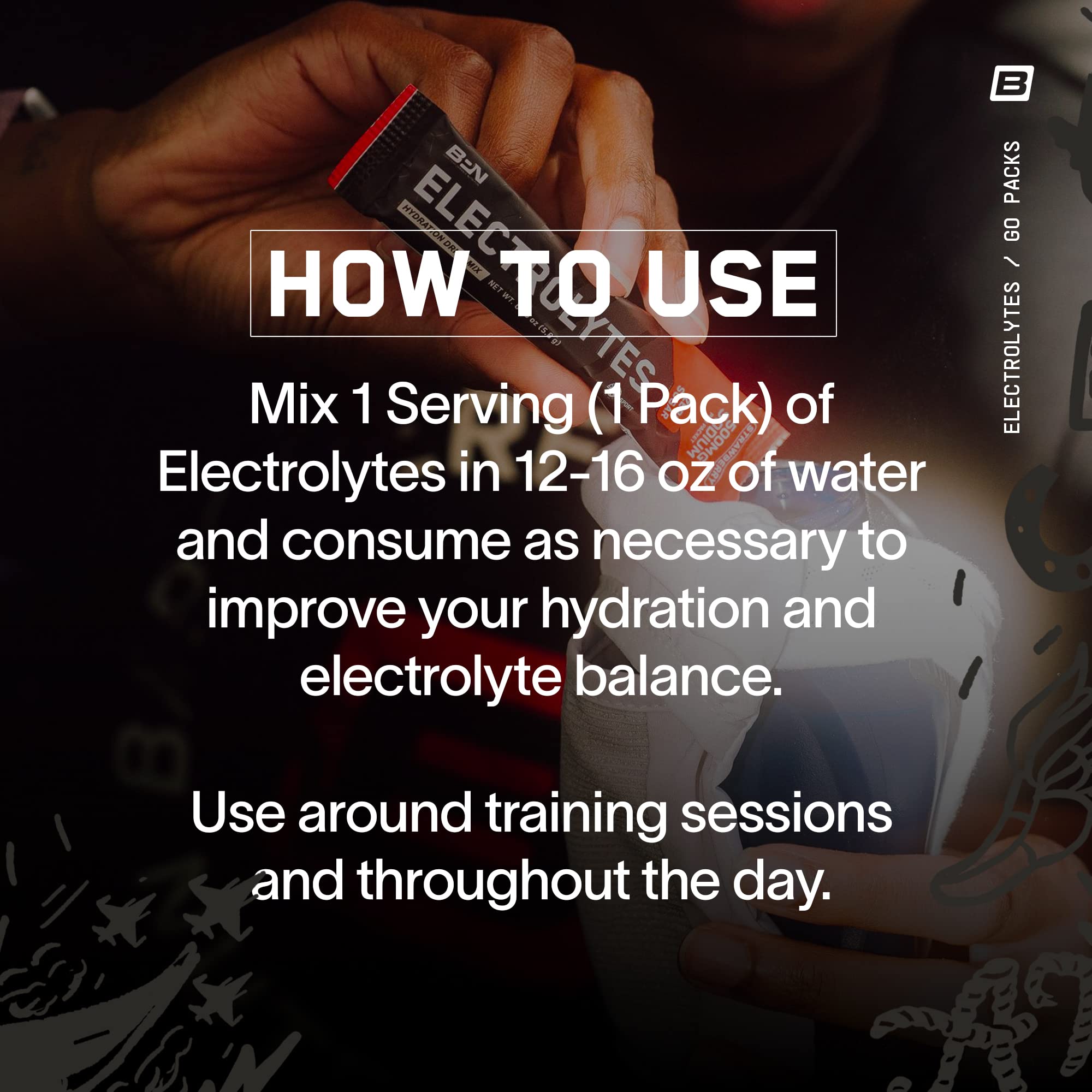 Foto 4 | Electrolytes Bpn Electrolytes Go Packs Con Sabor A Fresa - Venta Internacional.