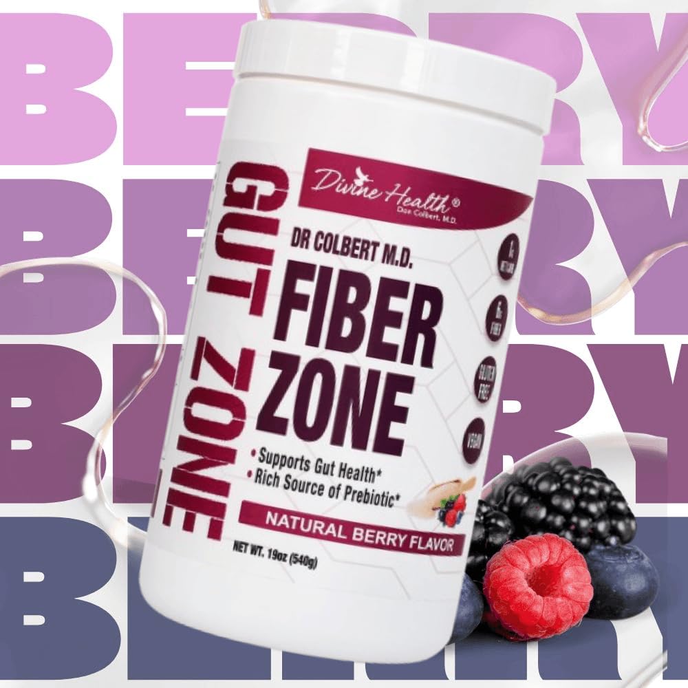 Foto 3 pulgar | Suplemento Divine Health Dr. Colbert Md Fiber Zone En Polvo - Venta Internacional.