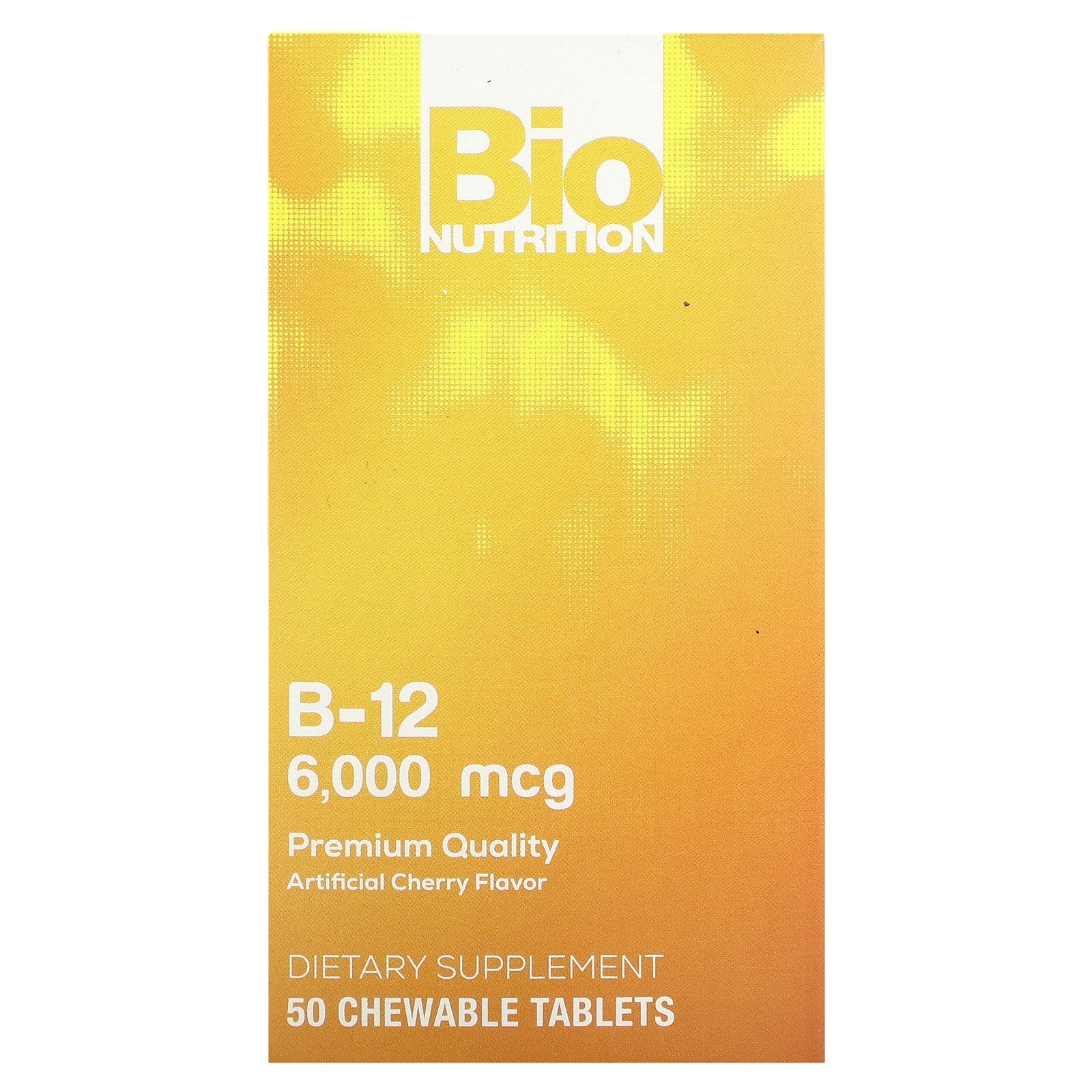 Foto 2 pulgar | Suplemento Bio Nutrition De Vitamina B-12, 6000 Mcg, 50 Comprimidos - Venta Internacional.