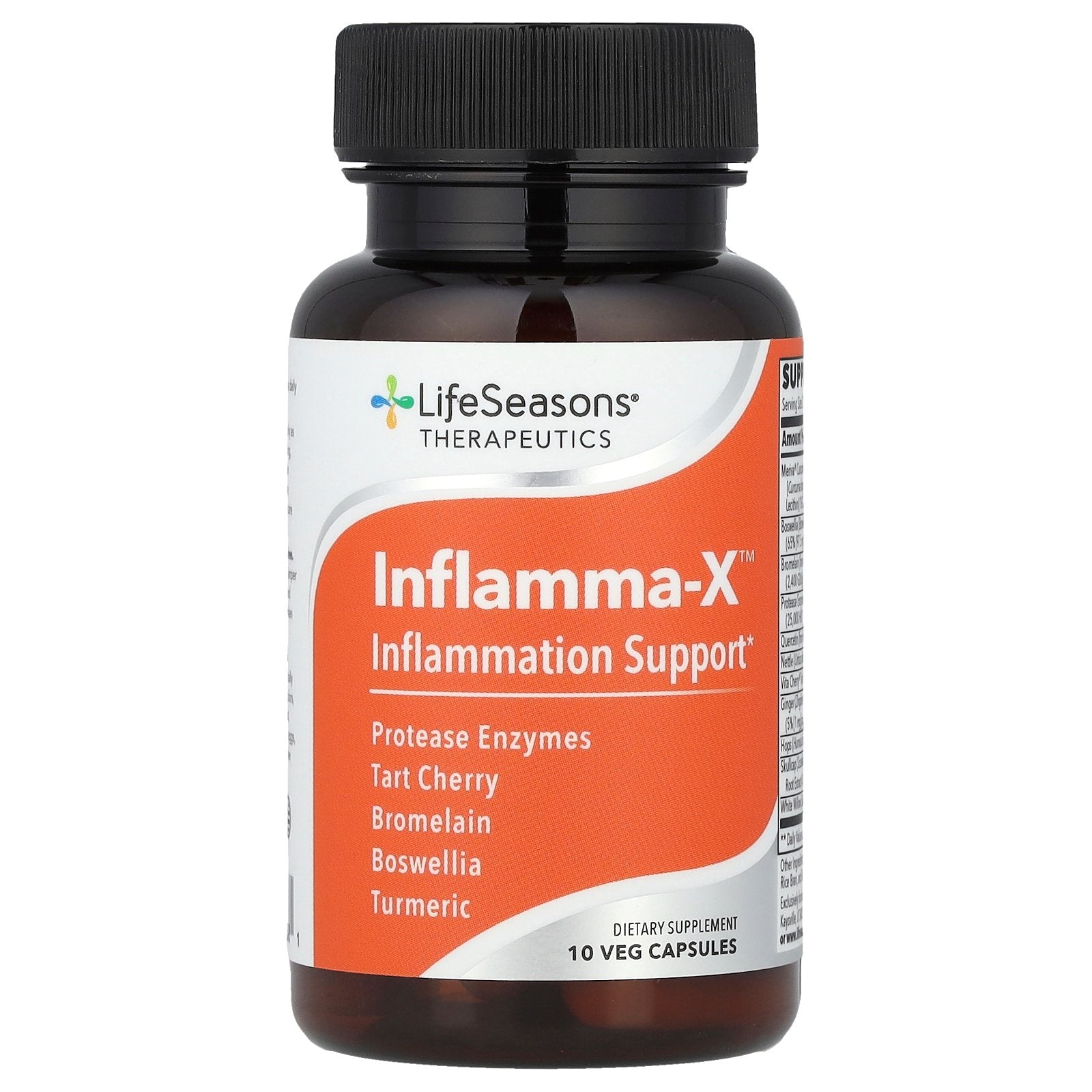 Foto 2 pulgar | Suplemento Lifeseasons Inflamma-x, 10 Cápsulas Vegetarianas - Venta Internacional.