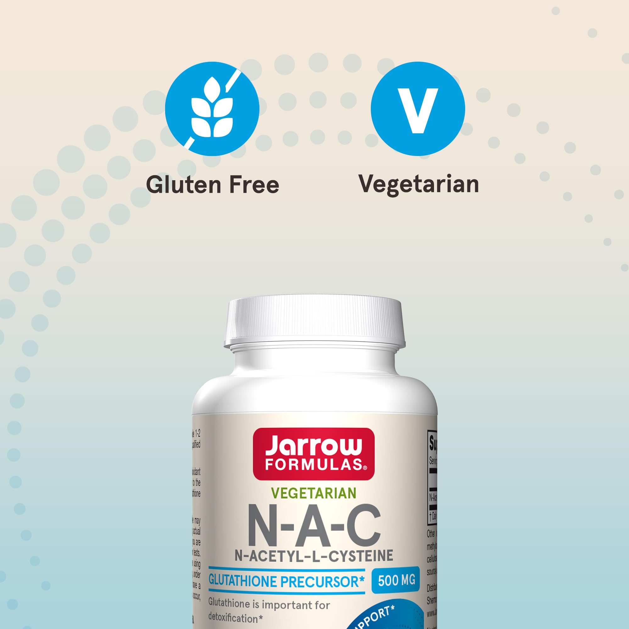 Foto 6 pulgar | N-a-c Jarrow Formulas 60 Tabletas-Venta Internacional