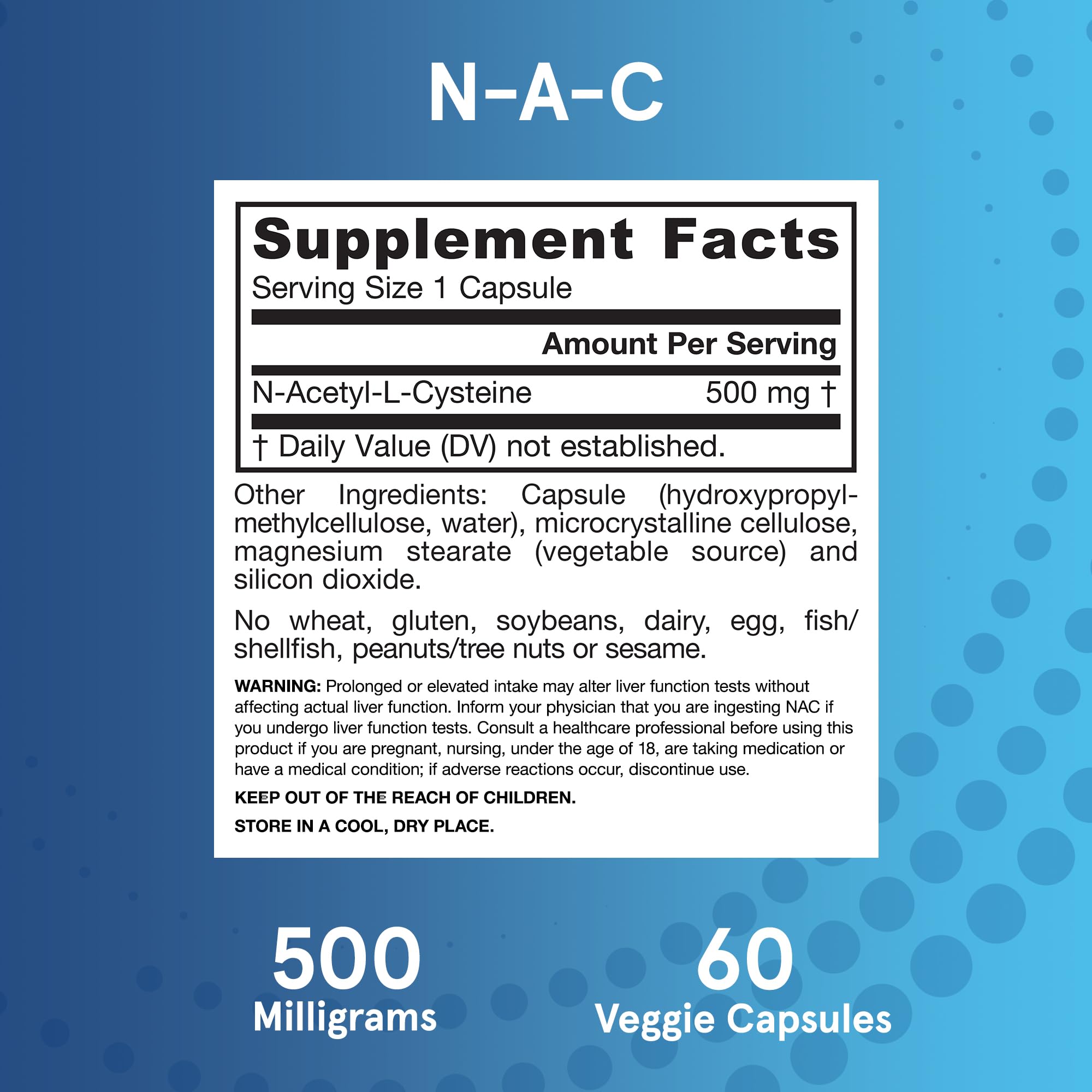 Foto 7 pulgar | N-a-c Jarrow Formulas 60 Tabletas-Venta Internacional