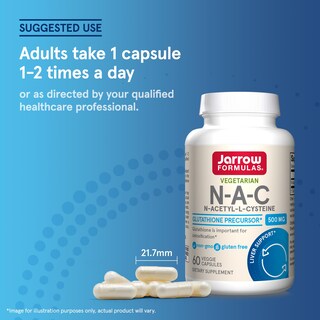 Foto 7 | N-a-c Jarrow Formulas 60 Tabletas-Venta Internacional