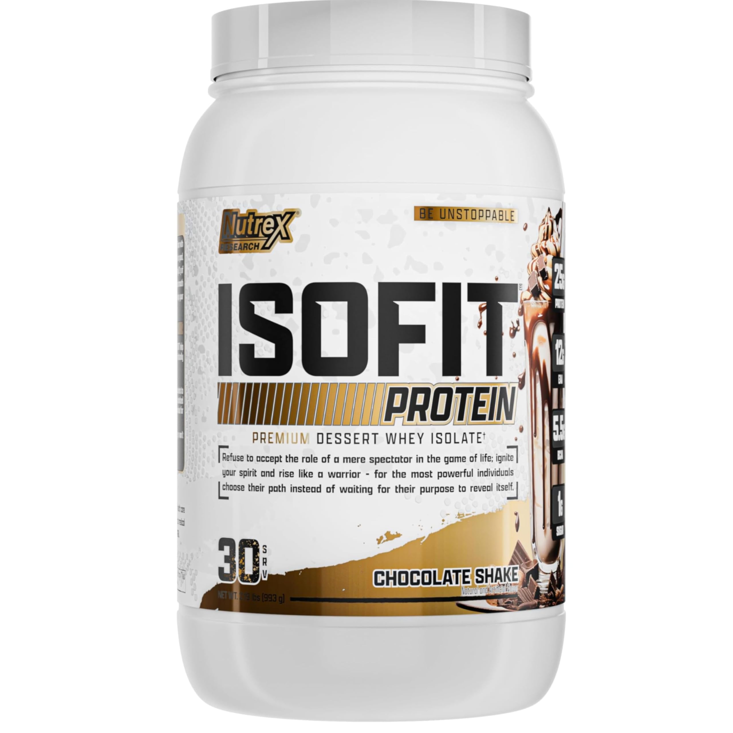 Foto 2 pulgar | Proteína En Polvo Nutrex Research Isofit Chocolate 907 G - Venta Internacional.