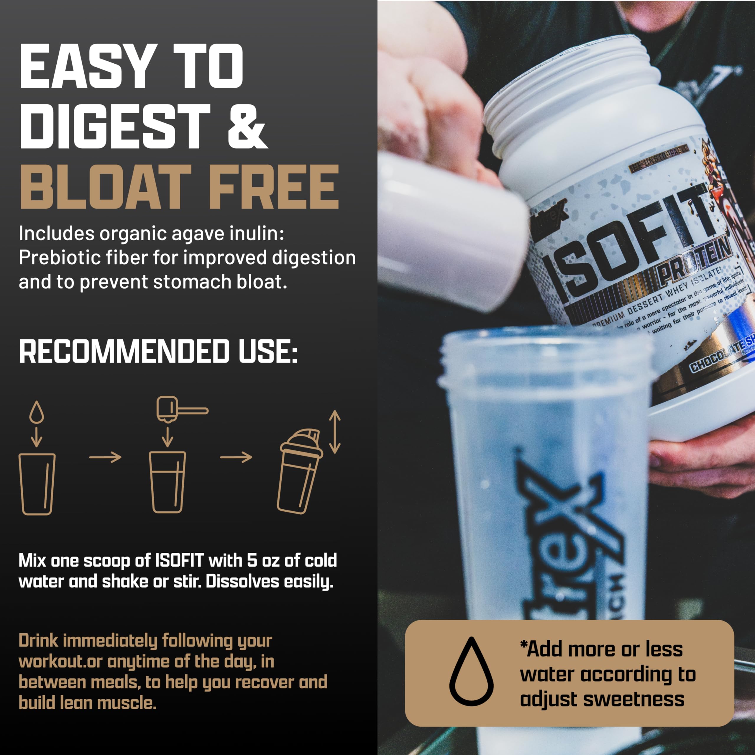 Foto 6 pulgar | Proteína En Polvo Nutrex Research Isofit Chocolate 907 G - Venta Internacional.