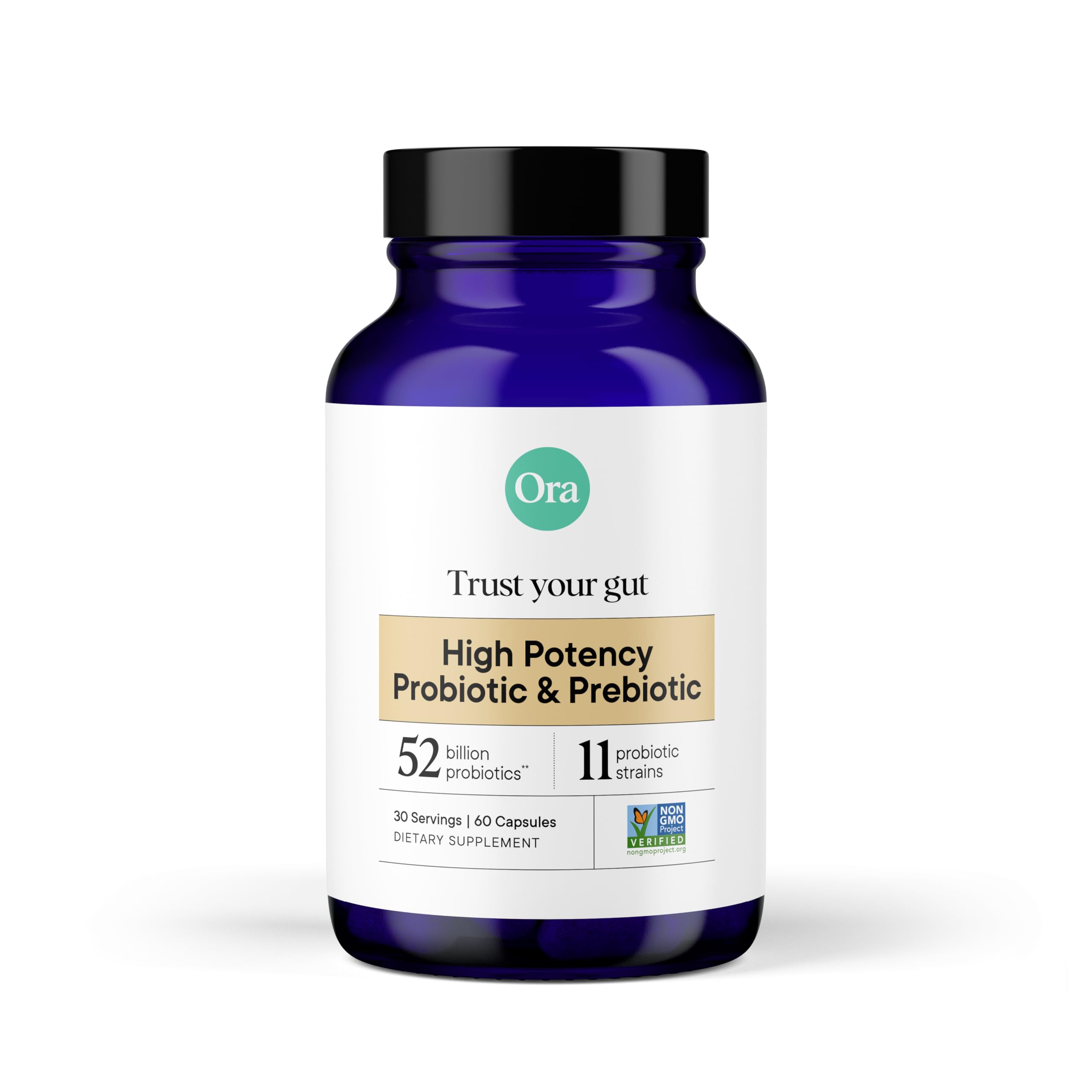 Foto 2 pulgar | Probiotics Ora Organic Trust Your Gut 52 Mil Millones De Cfu 60 Cápsulas - Venta Internacional.