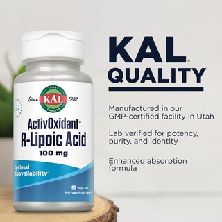 Foto 4 | Suplemento Kal Ácido R-lipoico 100 mg 60 Tabletas - Venta Internacional