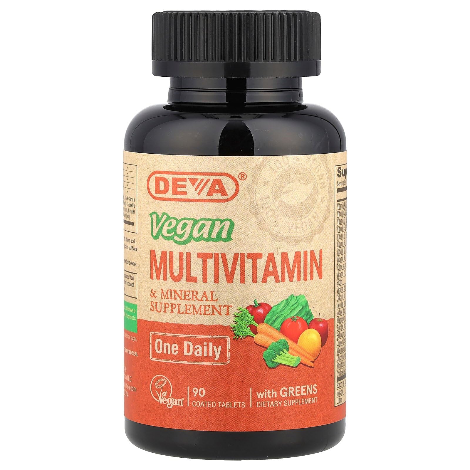 Foto 1 | Suplemento Deva Tiny Tablets Multivitamínicos Veganos 90 Tabletas - Venta Internacional.