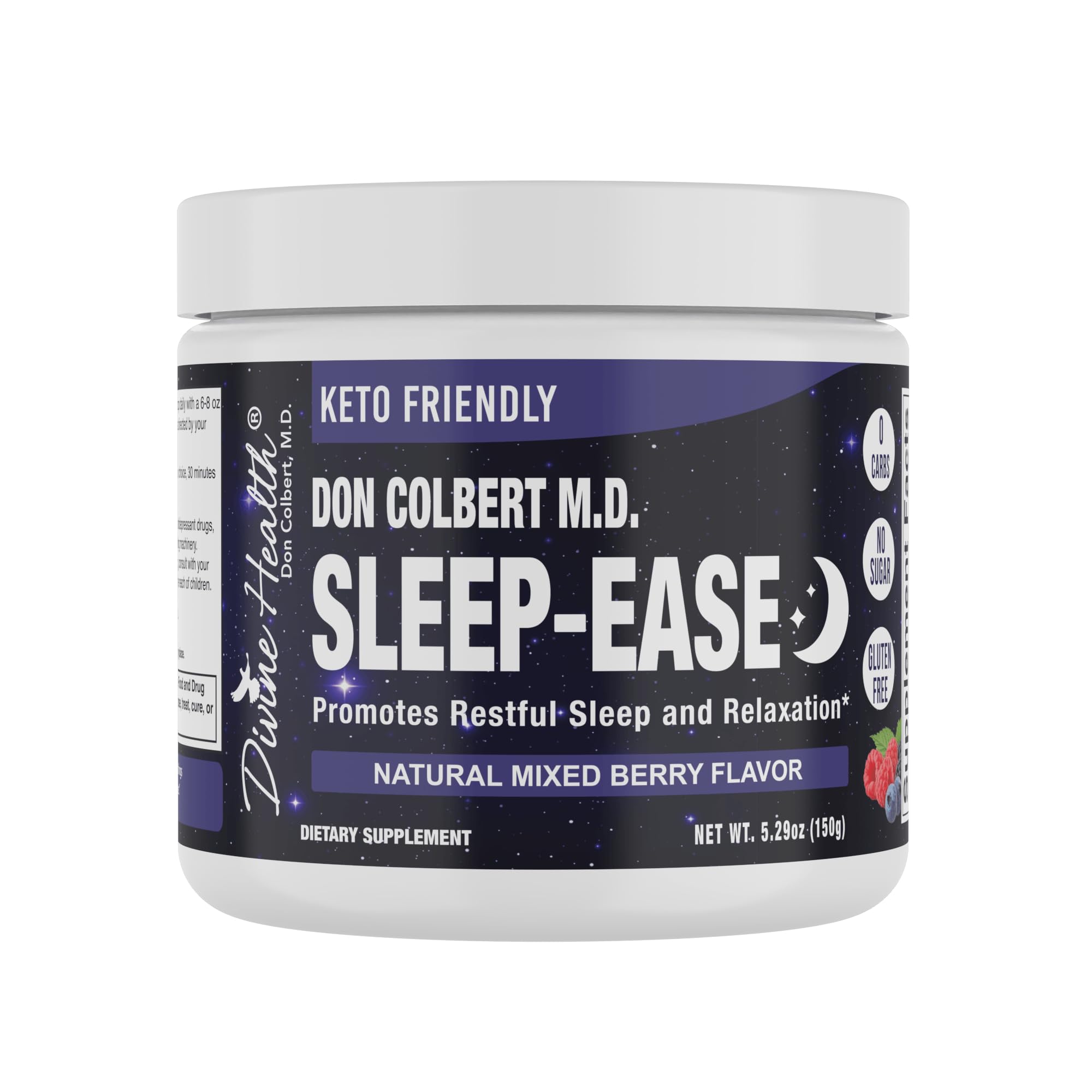 Foto 1 | Suplemento Divine Health Sleep-ease, Mezcla De Bayas Sin Azúcar - Venta Internacional.
