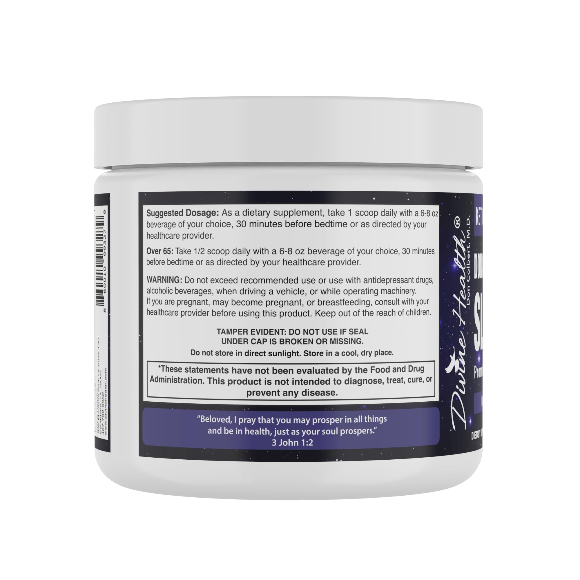 Foto 5 | Suplemento Divine Health Sleep-ease, Mezcla De Bayas Sin Azúcar - Venta Internacional.