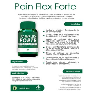 Foto 4 | Pain Flex Forte Original 30 Capletas De 850 Mg Pack 10