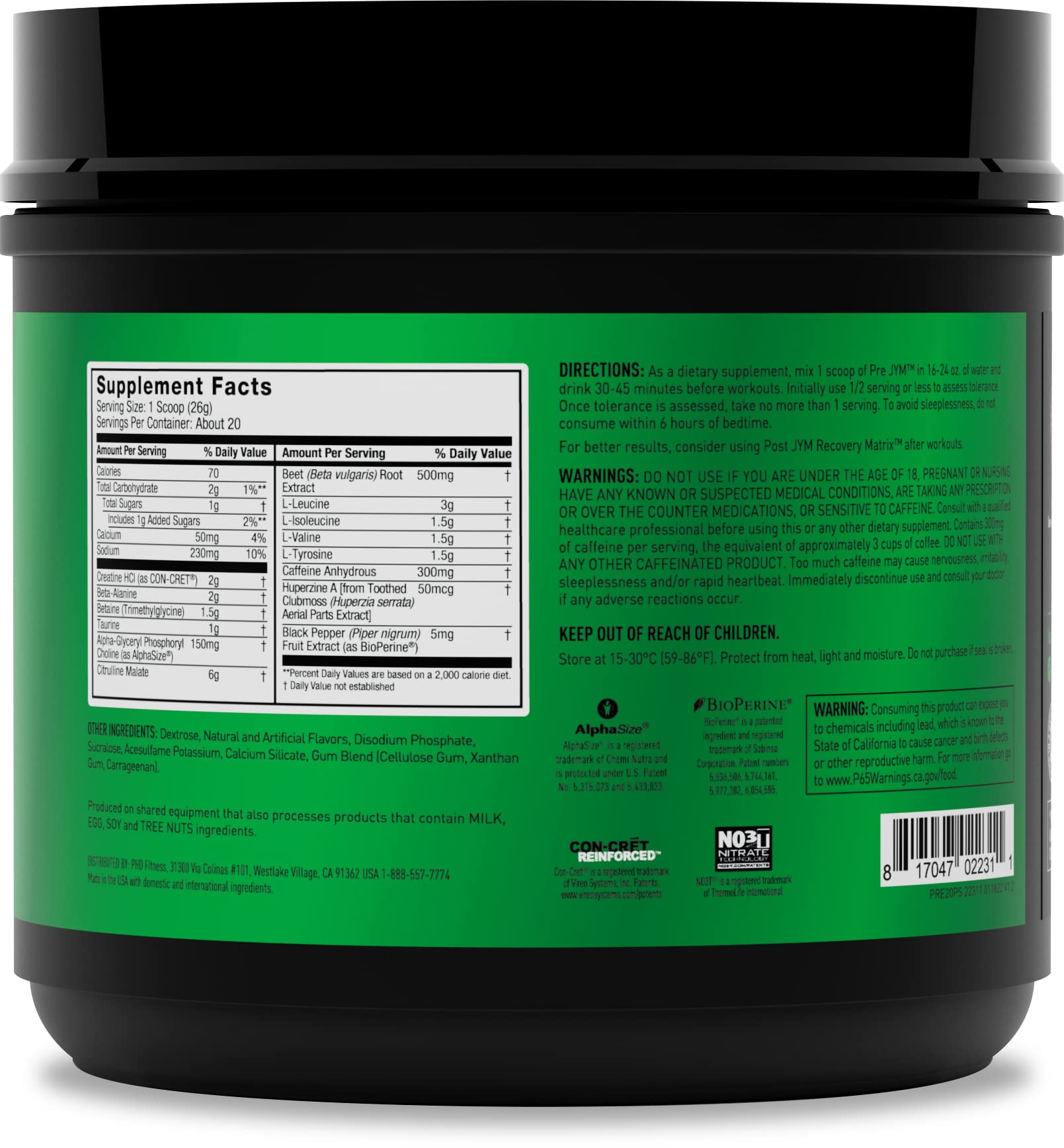 Foto 3 pulgar | Suplemento Jym En Polvo Para Antes Del Entrenamiento Science Pineapple Strawberry - Venta Internacional.