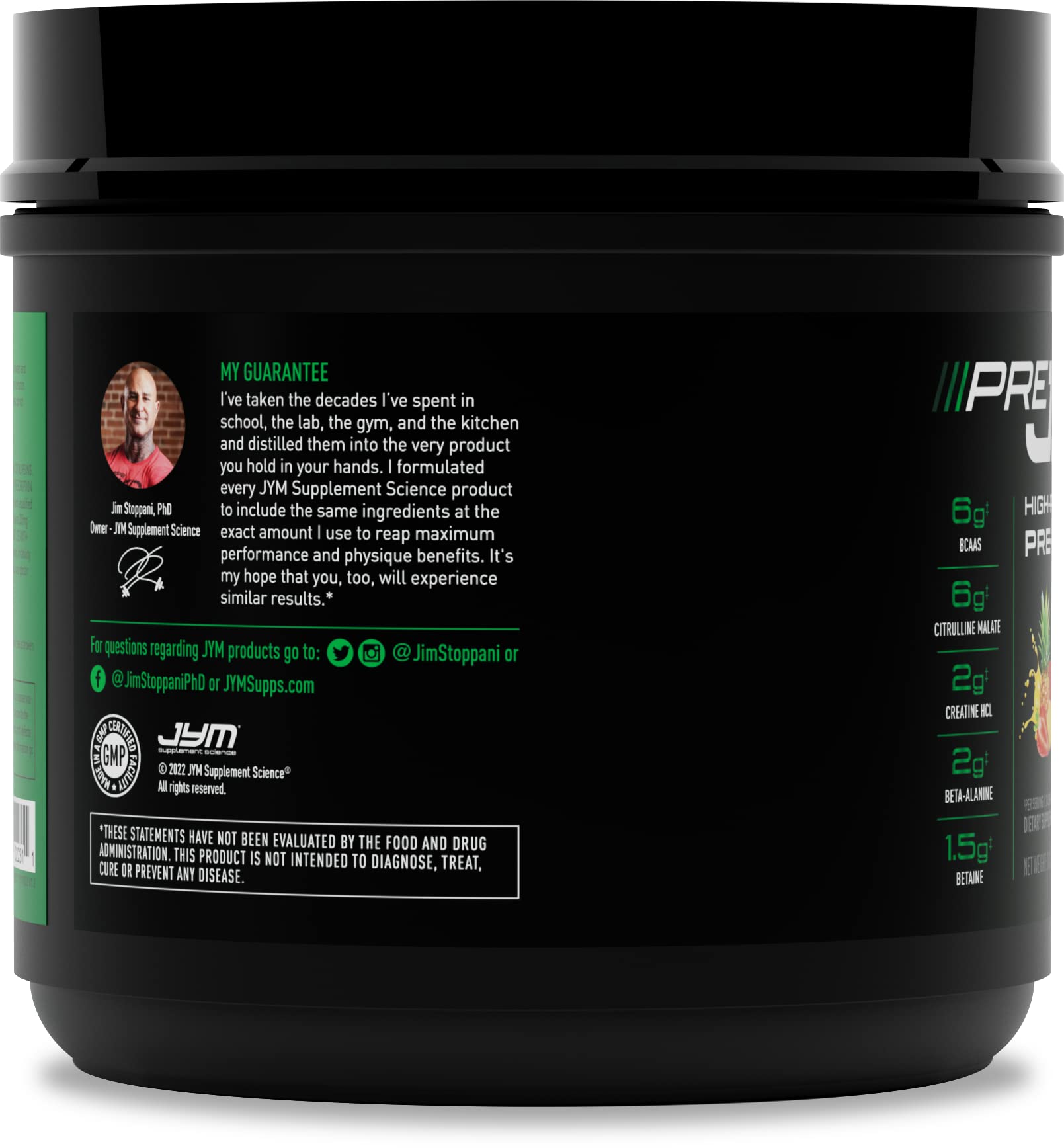 Foto 6 pulgar | Suplemento Jym En Polvo Para Antes Del Entrenamiento Science Pineapple Strawberry - Venta Internacional.