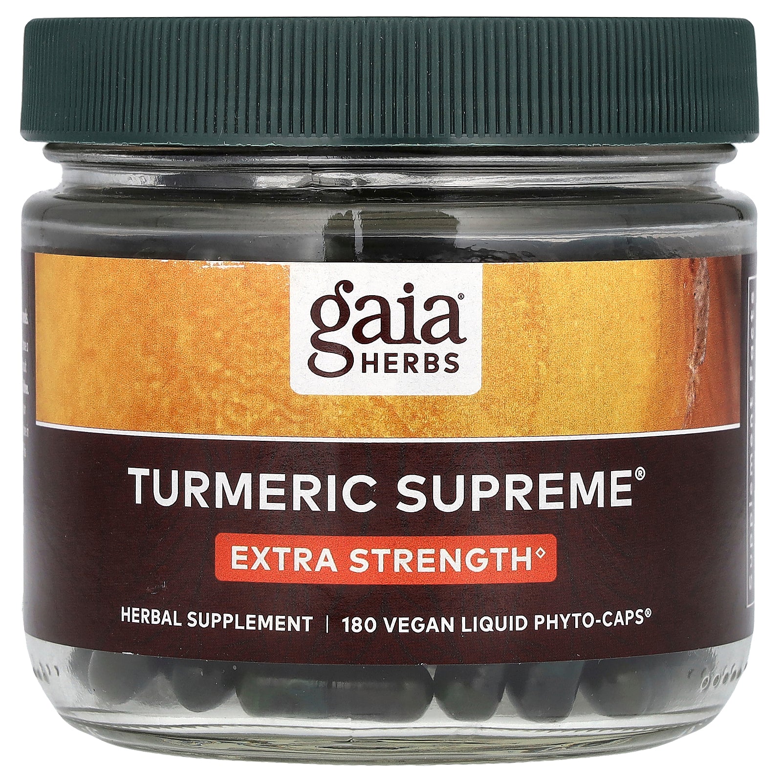 Foto 2 pulgar | Suplemento Gaia Herbs Turmeric Supreme Extra Strength 180 Cápsulas - Venta Internacional.