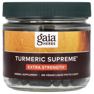 Foto 1 | Suplemento Gaia Herbs Turmeric Supreme Extra Strength 180 Cápsulas - Venta Internacional.