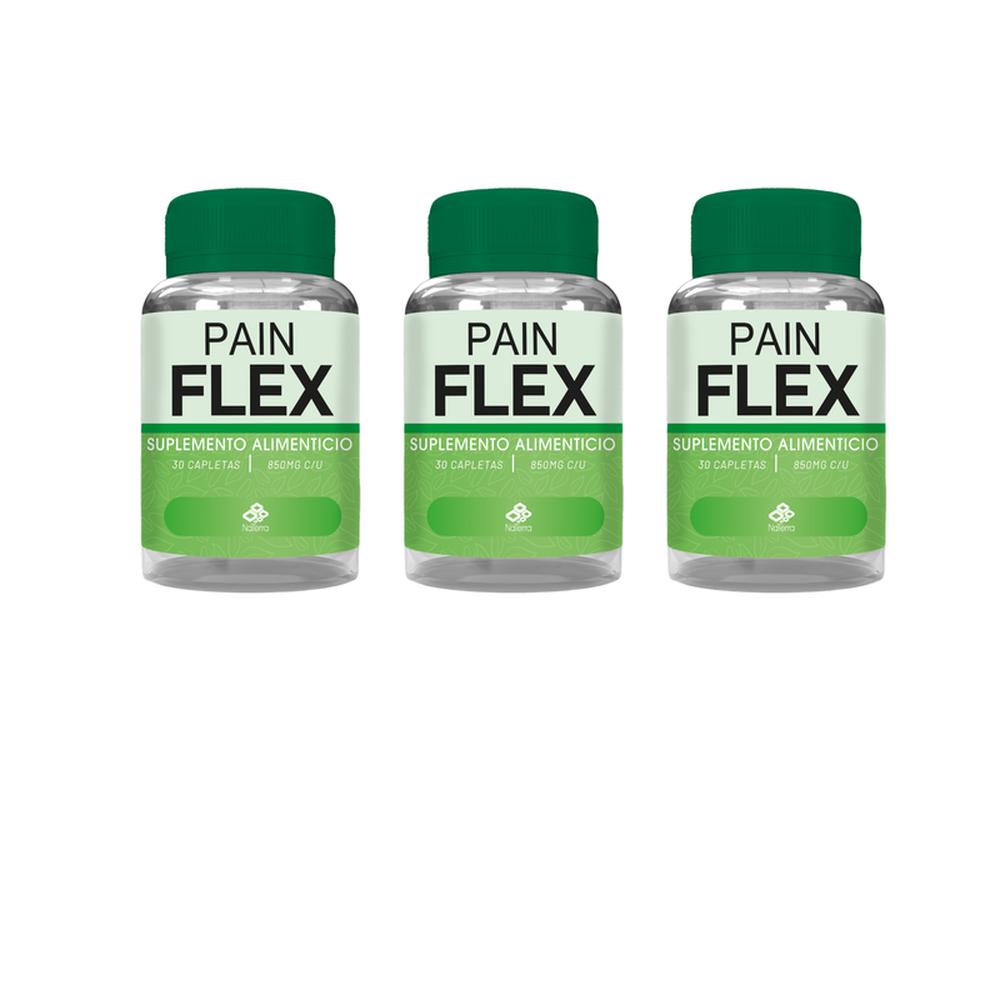 Foto 2 pulgar | Pain Flex Original 30 Capletas De 850 Mg Pack 3