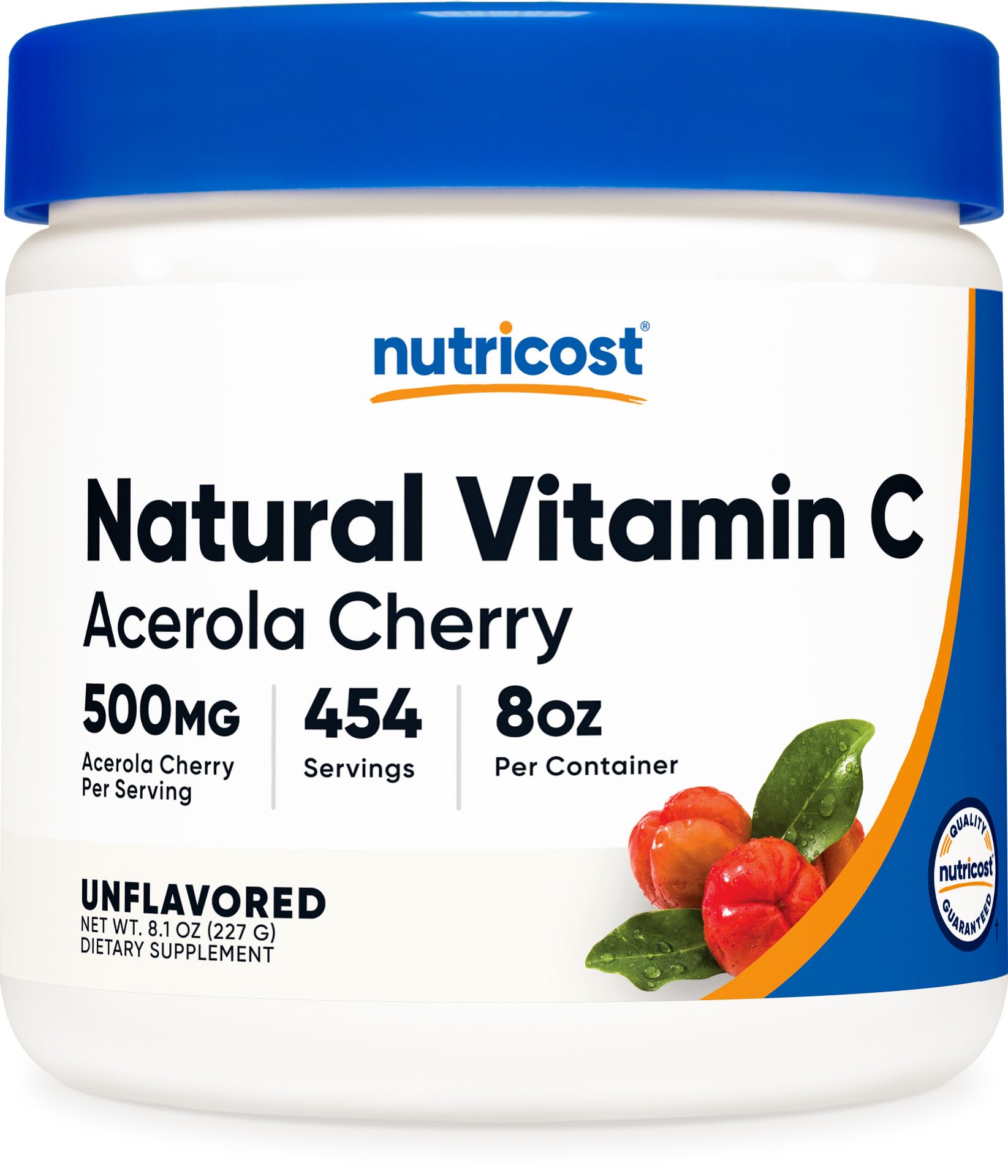 Foto 2 pulgar | Suplemento Nutricost De Vitamina C Natural  Acerola Y Cereza 227 G - Venta Internacional.