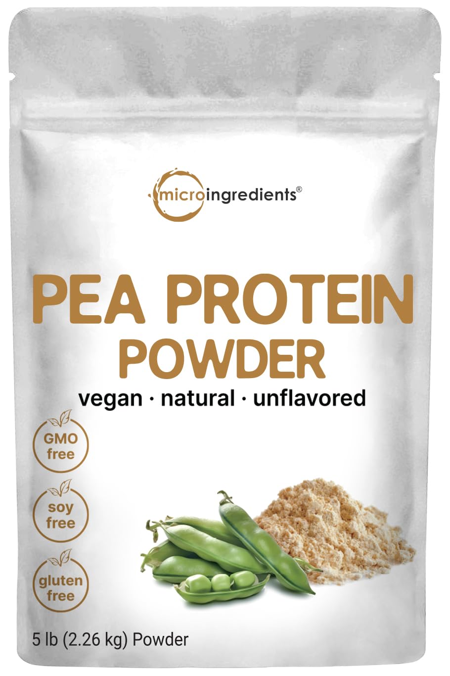 Foto 2 pulgar | Proteína Micro Ingredients de Guisante en Polvo Vegana 2.26 Kg - Venta Internacional