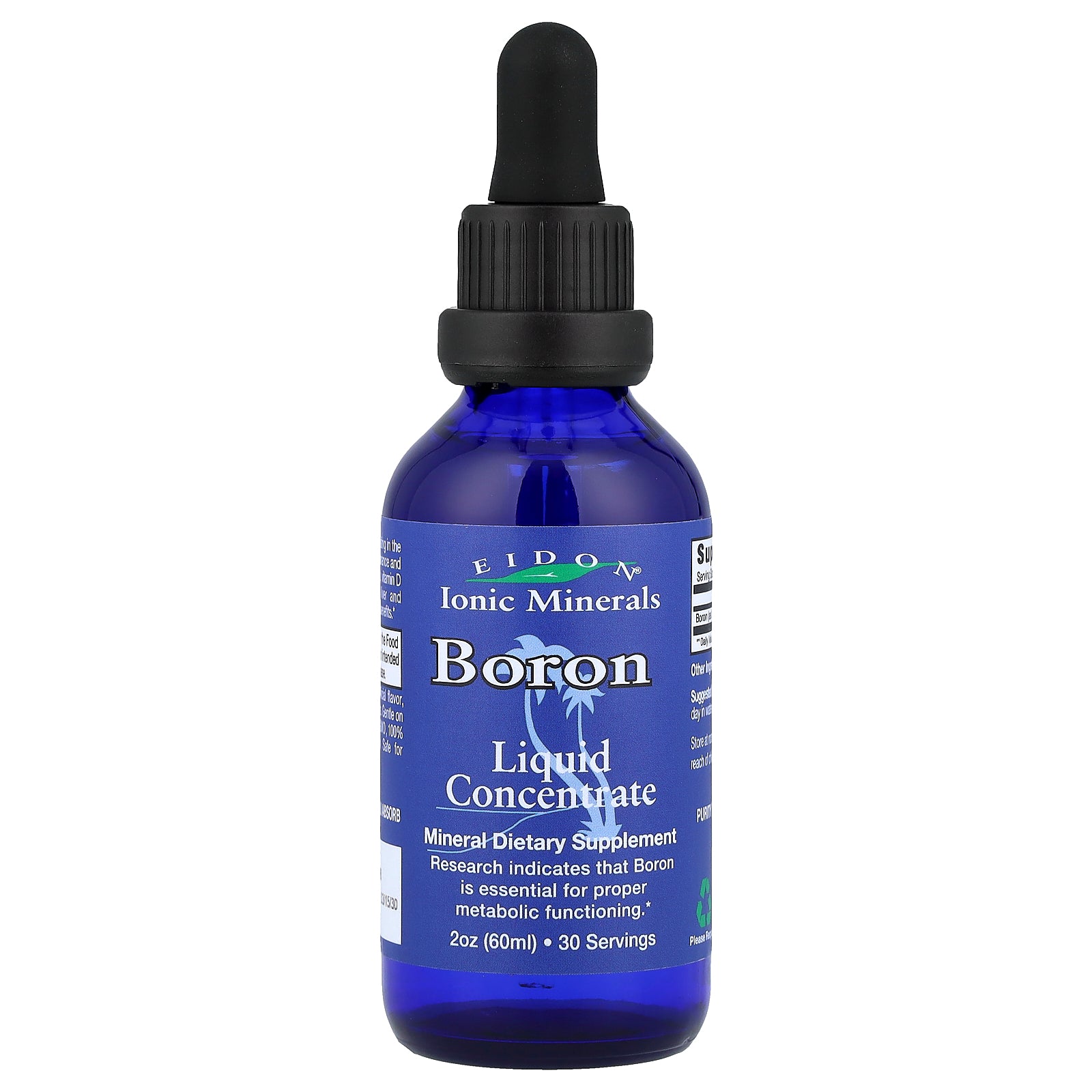 Foto 1 | Suplemento Líquido De Boro Eidon Ionic Minerals  60 Ml - Venta Internacional.