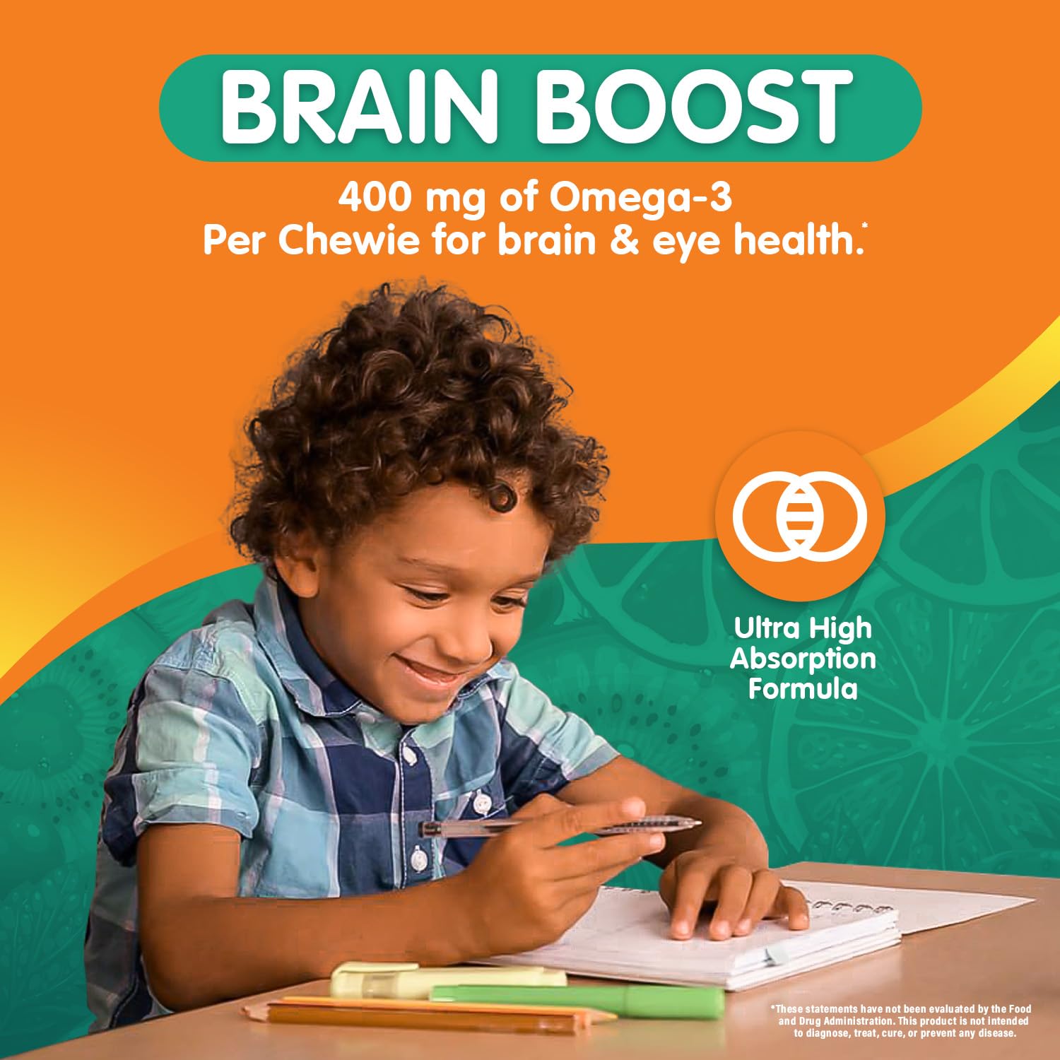 Foto 2 | Gomitas Omega 3 Omegavia Ultra High Dha Para Niños  30 Unidades - Venta Internacional.