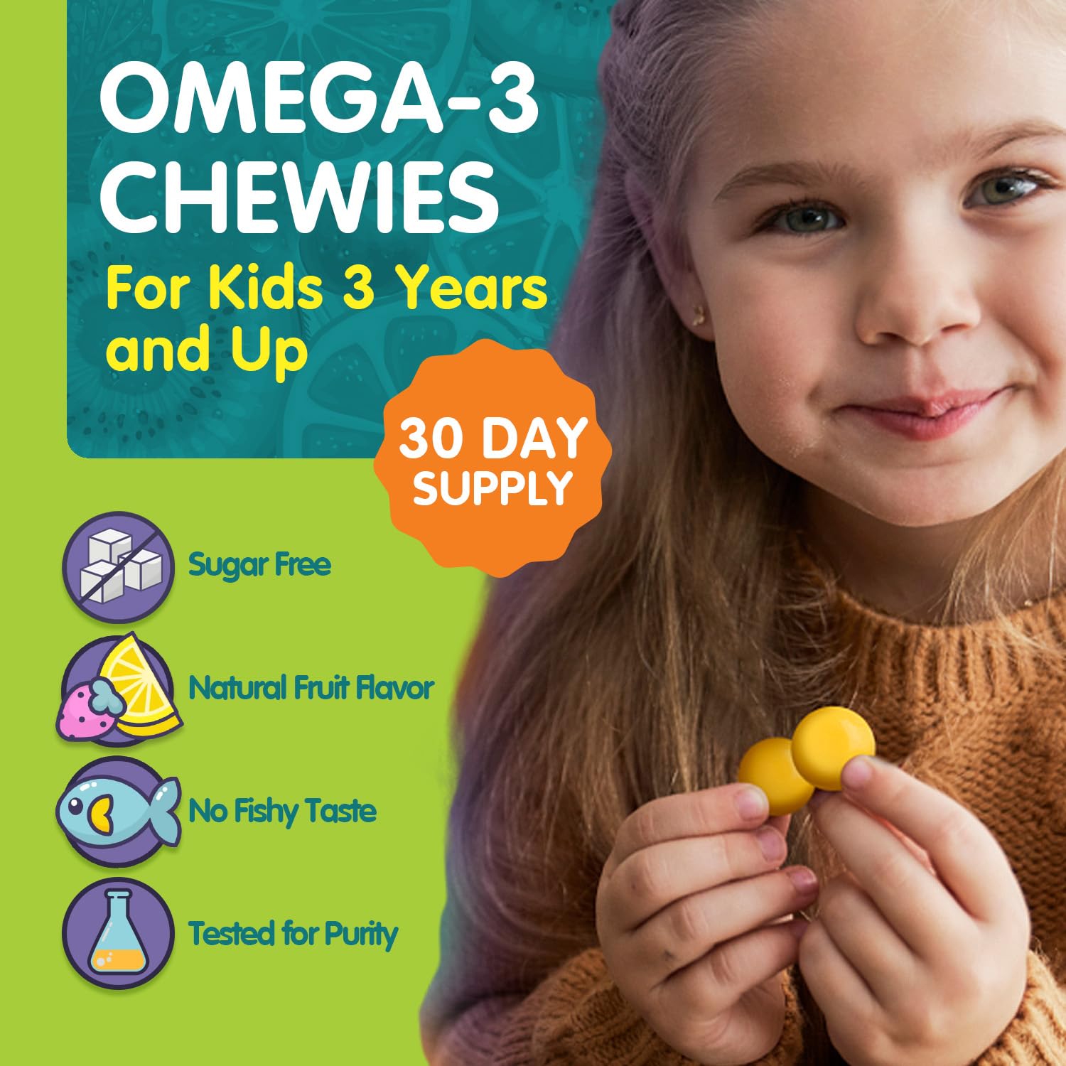 Foto 6 pulgar | Gomitas Omega 3 Omegavia Ultra High Dha Para Niños  30 Unidades - Venta Internacional.