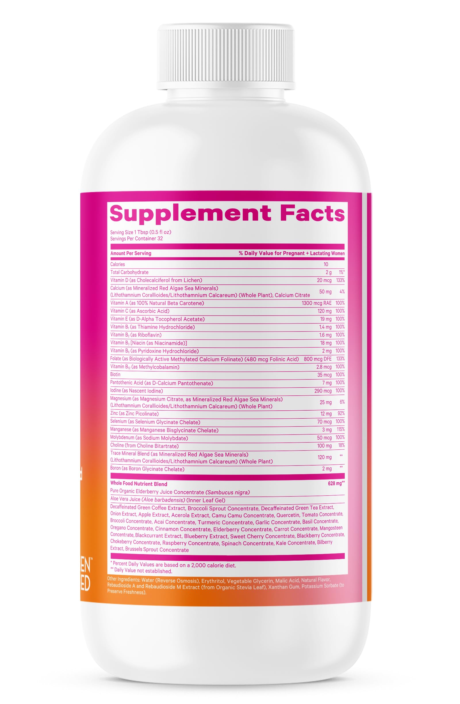Foto 8 pulgar | Vitaminas Prenatales Líquidas Pink Stork Organic 32 Porciones - Venta Internacional.