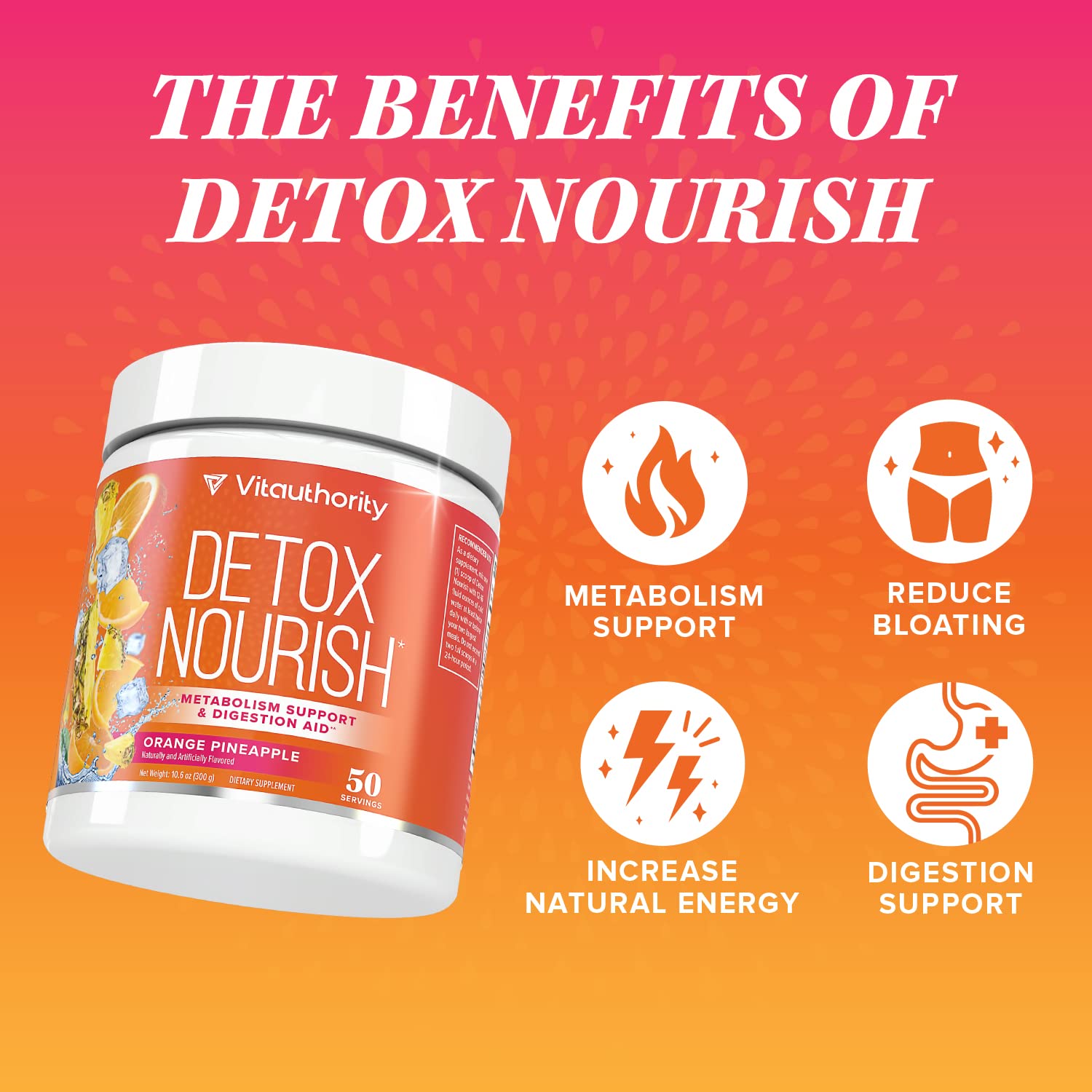 Foto 5 pulgar | Polvo Desintoxicante Y Limpiador Intestinal Vitauthority Nourish - Venta Internacional.