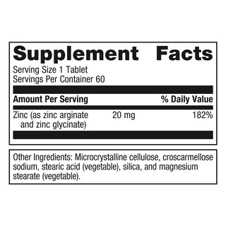 Foto 2 | Complemente Las Tabletas Metagenics Zinc A.g. 20 Mg Para Apoyar El Sistema Inmunológico - Venta Internacional.