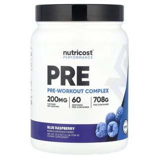 Foto 1 | Suplemento Nutricost Performance Pre-workout Complex 320 G De Frambuesa Azul - Venta Internacional.