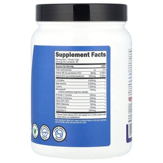 Foto 2 | Suplemento Nutricost Performance Pre-workout Complex 320 G De Frambuesa Azul - Venta Internacional.