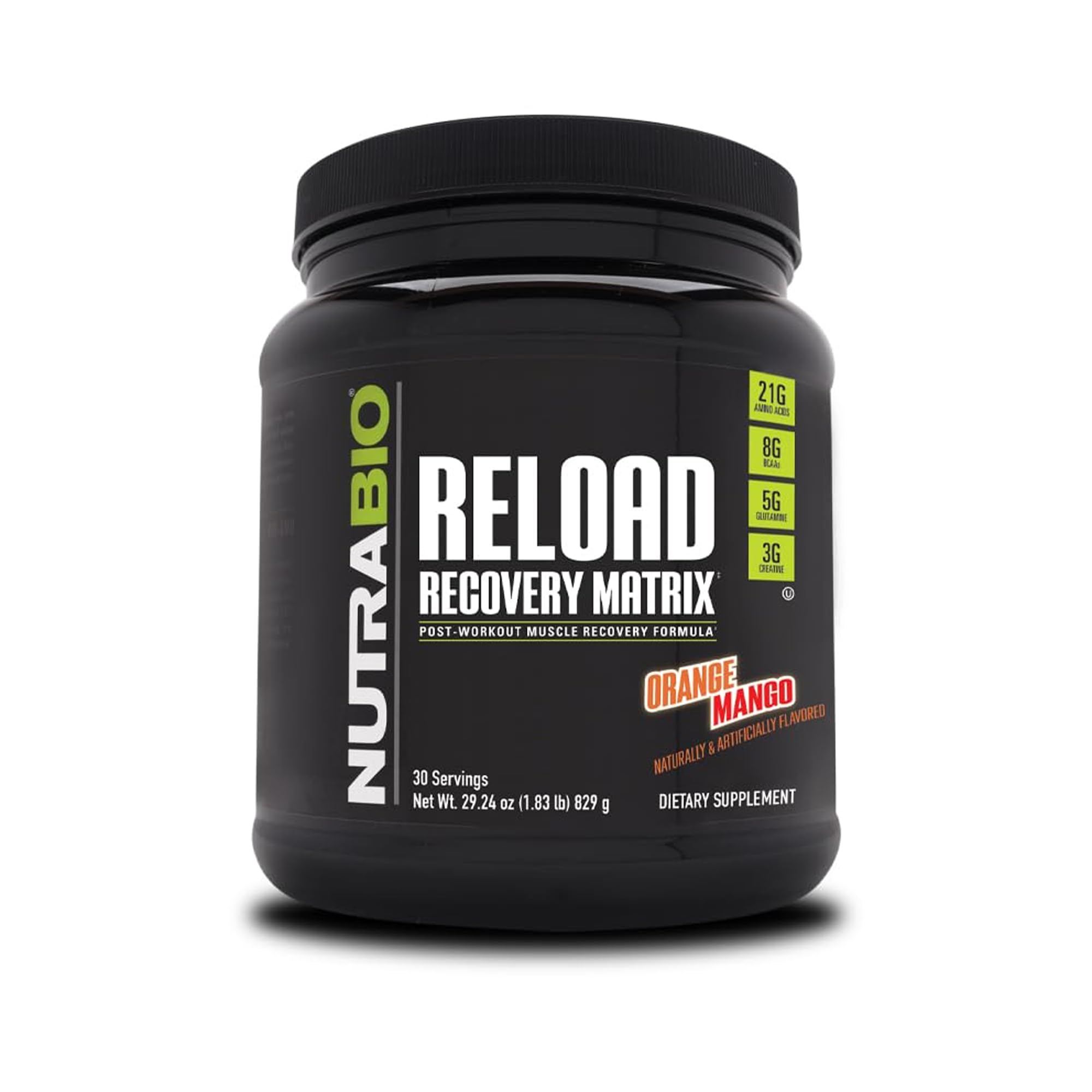 Foto 2 pulgar | Suplemento para Entrenamiento Nutrabio Reload Orange Mango - Venta Internacional