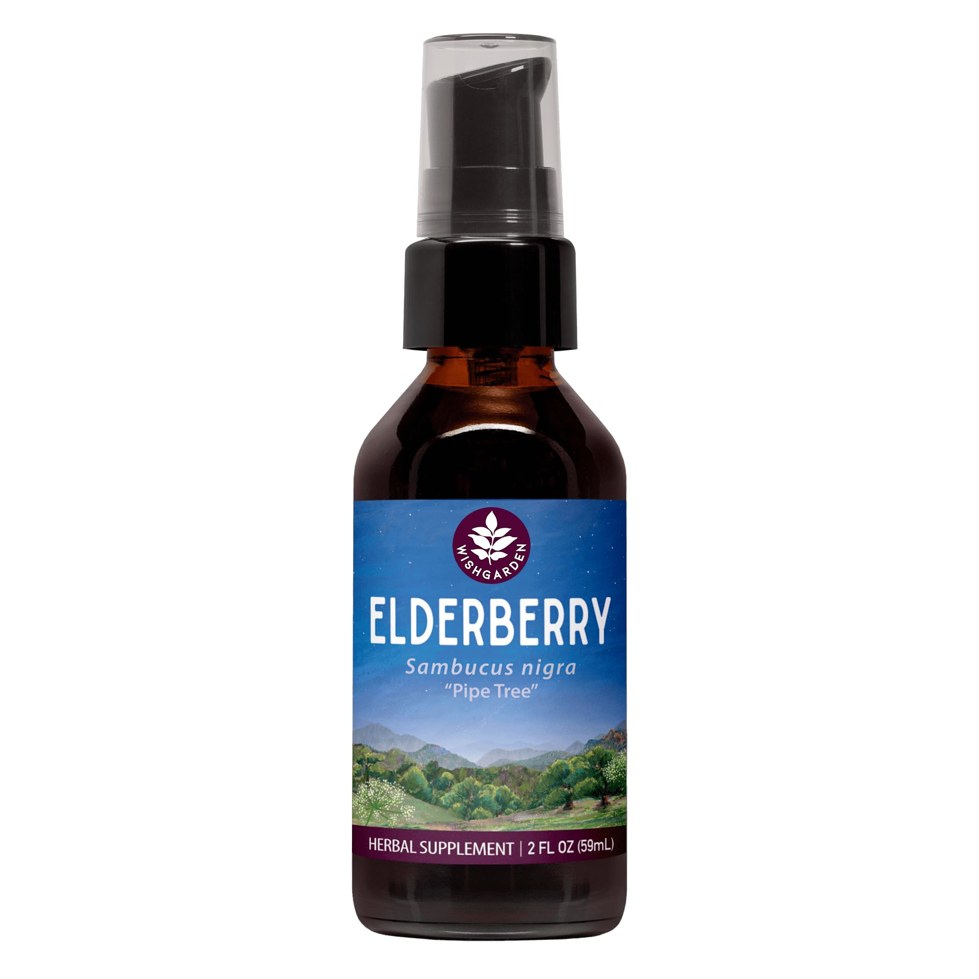 Foto 2 pulgar | Tintura De Saúco Wishgarden Herbs Organic 60 Ml Immune - Venta Internacional.