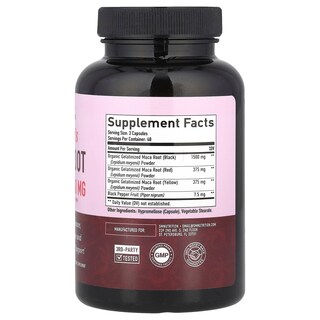 Foto 2 | Suplemento Smnutrition Con Raíz De Maca Para Mujer 120 Cápsulas - Venta Internacional.