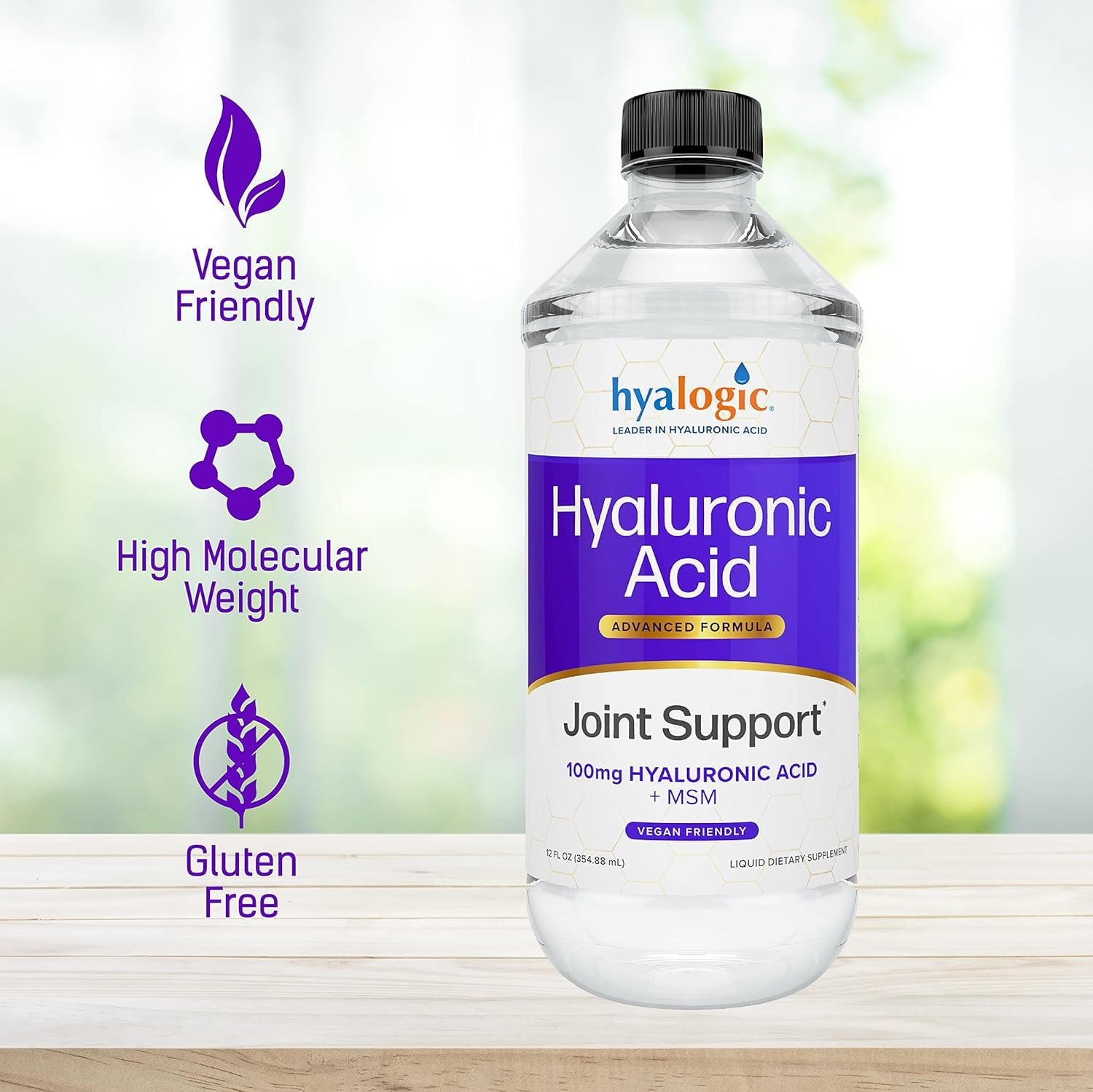 Foto 5 | Suplemento De Ácido Hialurónico Hialógico Para El Apoyo Articular, 355 Ml - Venta Internacional.