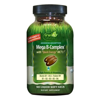 Foto 1 | Suplemento Del Complejo De Megavitamina B De Irwin Naturals 60 Cápsulas Blandas - Venta Internacional.
