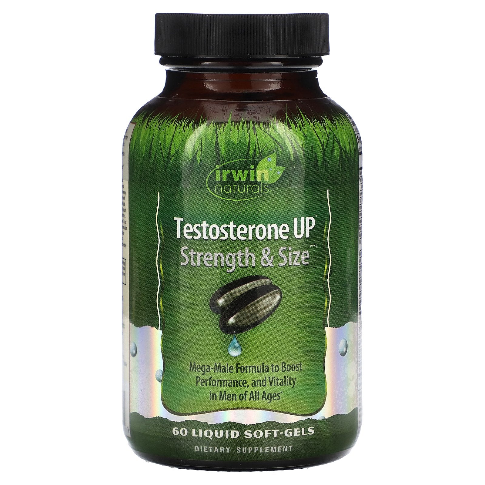 Foto 2 pulgar | Suplemento Irwin Naturals Testosterone Up Strength & Size 60 Cápsulas Blandas - Venta Internacional.