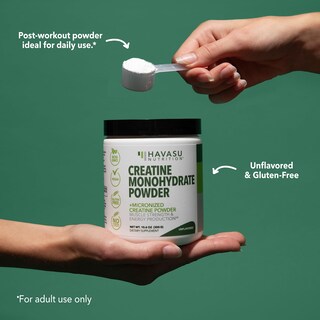 Foto 4 | Monohidrato De Creatina En Polvo Havasu Nutrition 5 G 60 Porciones - Venta Internacional.