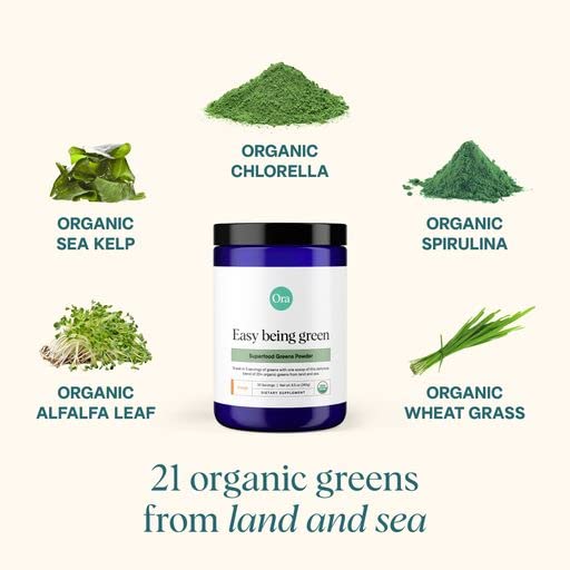 Foto 3 pulgar | Greens Powder Ora  Sabor Cítrico Orgánico  Vegano Y Sin Gluten - Venta Internacional.